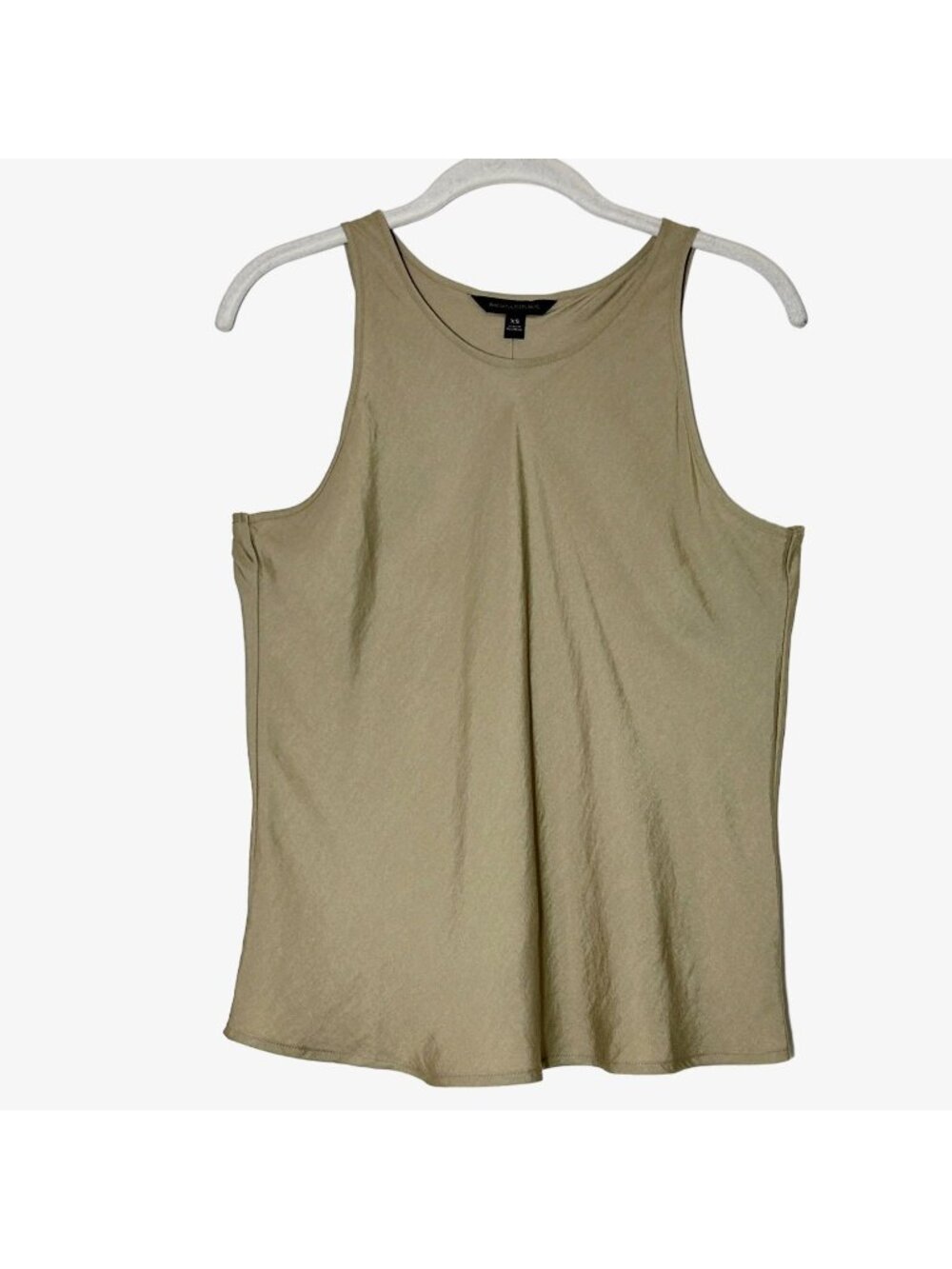 Banana Republic Factory Sleeveless Scoopneck Top in Olive/Taupe - Sz XS - New